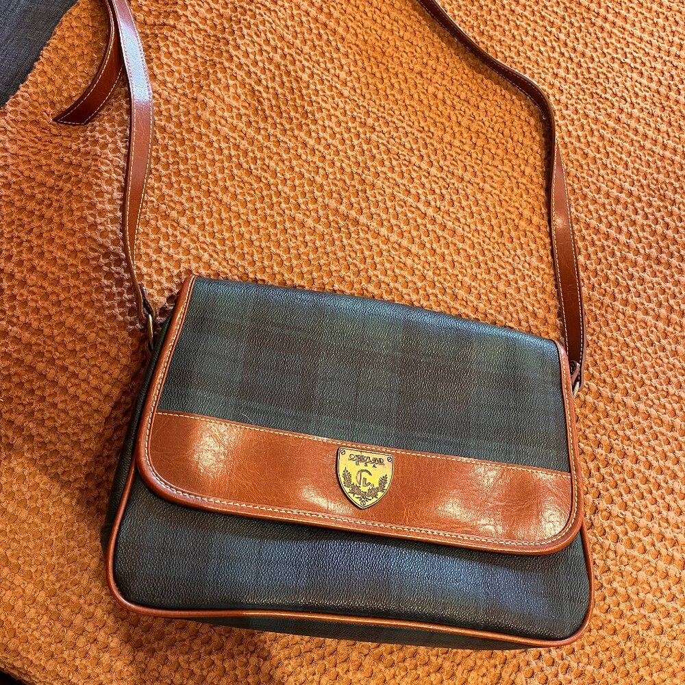 Vintage Carryland Ralph Lauren Pattern Crossbody Bag
